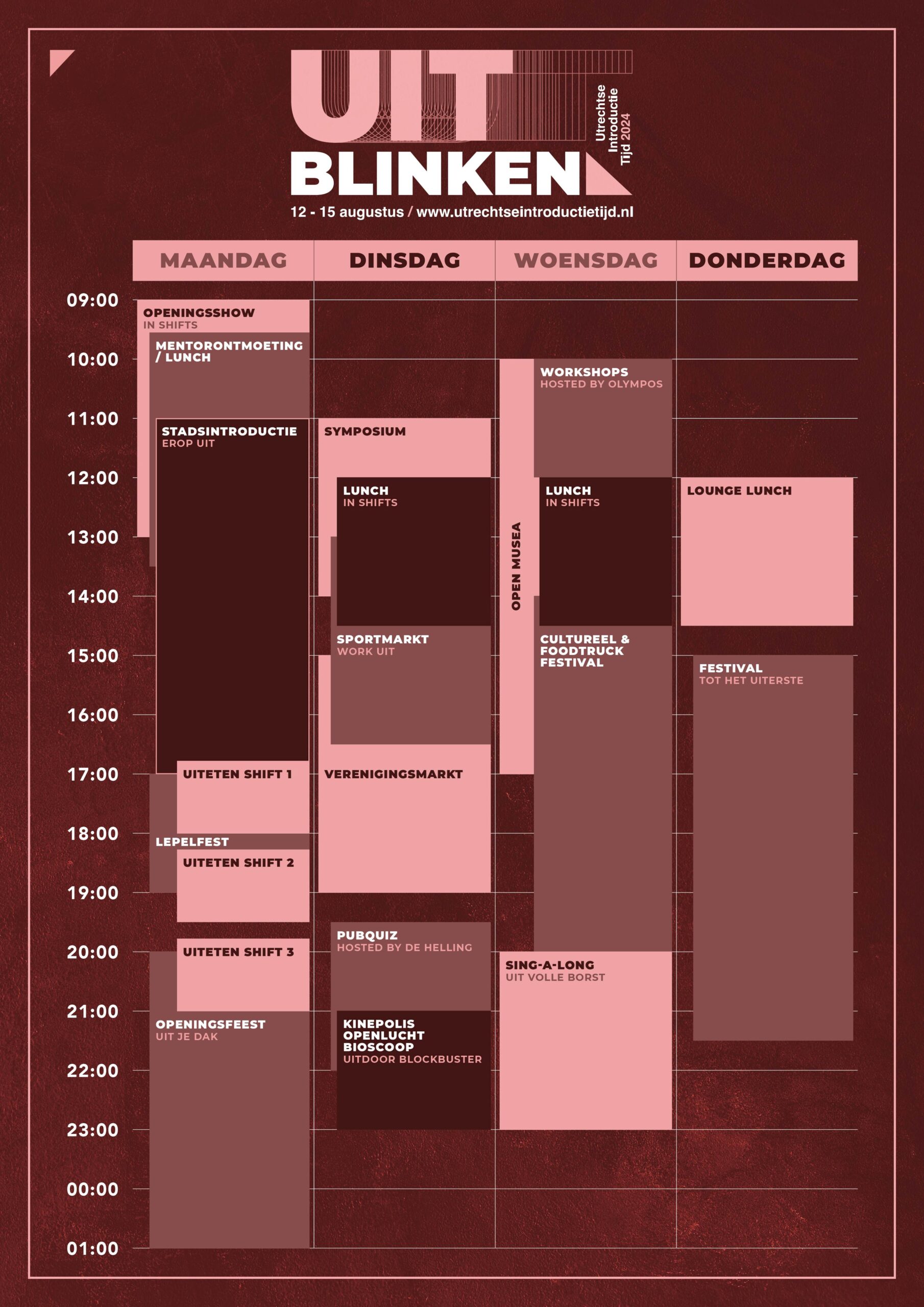 UIT 2024 - Blokkenschema - Week - Digitaal K